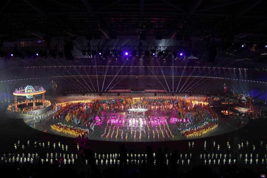 Partiti i Giochi Giovanili: immagini della cerimonia d&#39;apertuta a Nanchino. Getty